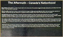 The Aftermath - Canada's Nationhood